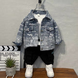 Toddler Boys Jackets Boys' Denim Jacket Spring and Autumn Baby
