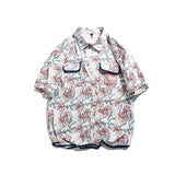 Men T Shitrs Flowers Print Printed Shirt