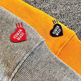 Human Made Hoodie Love H Hooded Fleece Lined Sweater Loose Couple