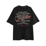 Man Tees Washed and Worn Heavy Short Sleeve T-shirt
