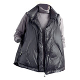 Women Winter Coats Puffer down Vest Female Autumn Winter Retro Artistic Loose plus Size