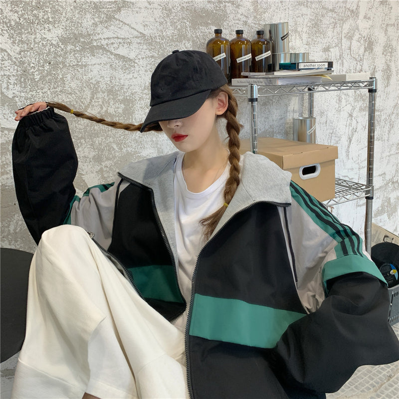 Gothic Lolita Harajuku Style Clothing Reverse Hooded Multicolor Jacket Coat