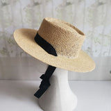 Straw Hat Sun Hat Women's Breathable Straw Sun Protection Wide Brim Top Hat