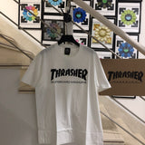 Thrasher T Shirt Thrasher Flame Loose Short Sleeve Fall Winter Couples