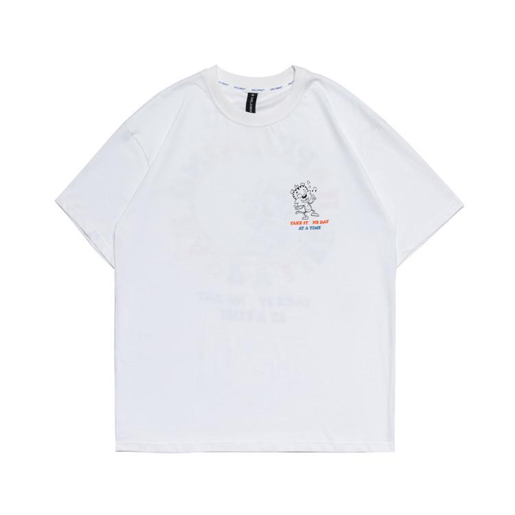 Men T Shirt Summer Casual Tops Men's Clothes Summer Wear Vintage Men's round Neck Short Sleeve Casual Loose Letter Printed T-shirt