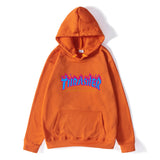Drippy Hoodies Autumn and Winter Blue Flame Men's Pullover Hoody