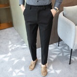 Men Trousers Autumn and Winter Thick Men's Woolen Casual Pants Trousers