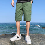 Men Shorts Men's Summer Pure Cotton Beach Sports Leisure Summer