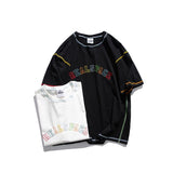 Men T Shirt Summer Casual Tops Men's Short-Sleeved T-shirt Men's and Women's Neutral Fashion Brand Embroidered Short Sleeve Summer