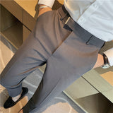 Men Trousers Casual Suit Pants