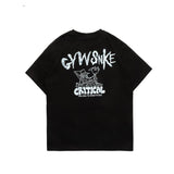 Men T Shirt Summer Casual Tops Men's Clothes Summer Wear Vintage Men's round Neck Short Sleeve Casual Cartoon Printed T-shirt