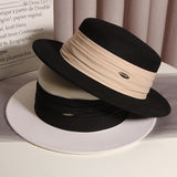 Kentucky Derby Hats Retro Flat Top Hat