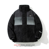 Men Coat down Jacket Men's American Fashion Brand Winter Thicken Thermal Casual Jacket