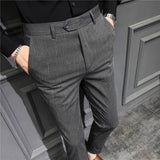 Men Trousers Business Suit Pants Casual Pants