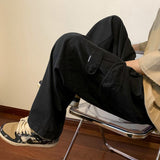 Men Cargo Pants Overalls Men's Summer Straight Pants