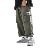 Men Cargo Pants Loose Large Size Spring and Autumn