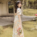 Women's Cottagecore Dress Floral Dress Women's Summer Skirt