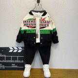 Toddler Boys Jackets Boys' Jacket Baseball Uniform Autumn Stand Collar Jacket