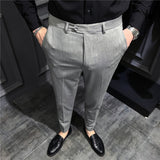 Men Trousers Business Suit Pants Casual Pants