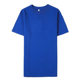 Men Short Sleeve T-Shirt round Neck Knitted T-shirt