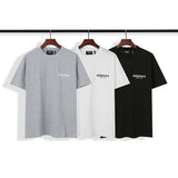 Fog T Shirt Letter Printed Short Sleeve Cotton Tshirt for Men and Women Fear Of God