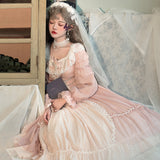 Gothic Lolita Harajuku Style Clothing Japanese Light Lolita Dress Diana Goddess Op CLA Palace Style Girl Dress