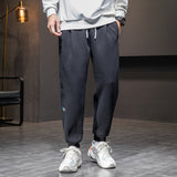 Men Trousers Straight-Leg Pants Loose Printed Men's Pants