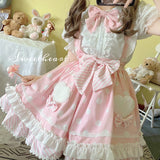 Gothic Lolita Harajuku Style Clothing Dress Rabbit Ears Short-Sleeved Underwear Shirt