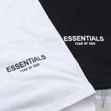Fog Essentials Tshirts Fashion Brand Fog Fear Of God Letter Print Short-Sleeve Loose High Street T-shirt Men and Women