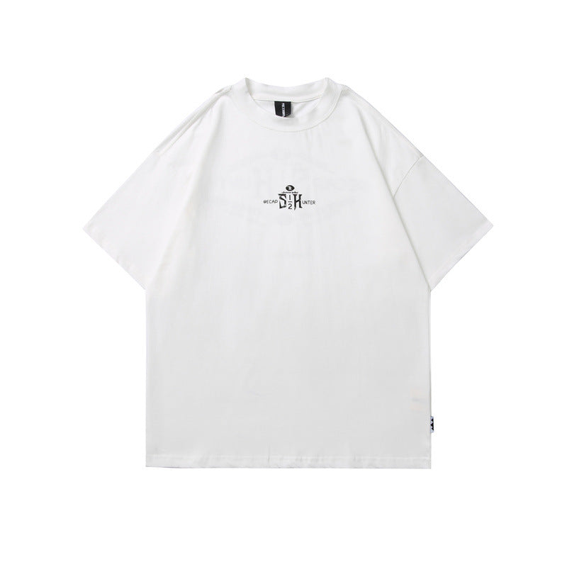 2022 Summer Man Outfits Letter Graffiti Short Sleeve