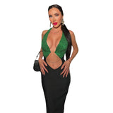 Music Festivals Rave Outfits Dress Summer Sexy Hollow-out Slim Dress