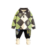 Toddler Boys Sweater Children's Clothing Boys' Polo Shirt Autumn