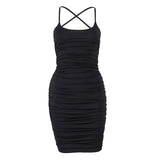 Women Summer Dresses Mini Dress Summer Clothing Sexy Fashion Strap Backless Short Skirt  Dress
