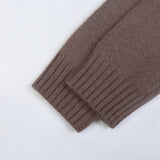 Dinosaur Sweaters Embroidered Long Sleeve Retro Loose Knitted Sweater