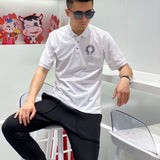 CHH Chrome Heart T Shirt Spring/Summer Casual Short Sleeve Polo T Shirt for Men and Women