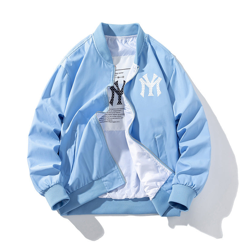 New York NYC Varsity Jacket Baseball Uniform Air Force Pilot Jacket