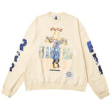 Rrr123 Sweatshirt Joint Name Fog Personality Printed Crew Neck Sweatshirt