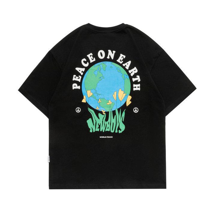 Men T Shirt Summer Casual Tops Men's Clothes Summer Wear Vintage Men's round Neck Short Sleeve Casual Loose Ball Printed T-shirt