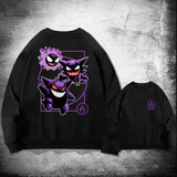 Men and Women Pokemon Pikachu Hoodie Pokémon round Neck Sweater