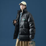 Men's Autumn Winter Coat Couple Stand-up Collar Cotton-Padded Clothes