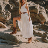 Women Bohemian Dress Women's Summer Loose plus Size Dress