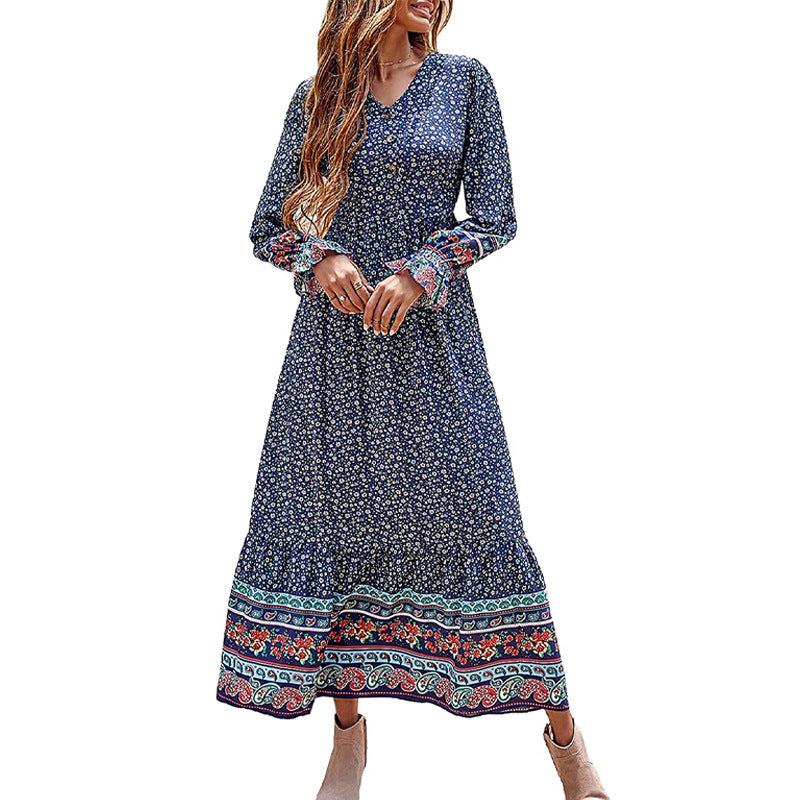 Beth Dutton Bohemian Dress Summer Spring Midi Dresses Spring Vacation Beach Dress