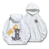 Tom and Jerry Hoodie Sweater Men's Autumn and Winter Long Sleeve Fashion Brand Cartoon Couple Coat Women