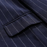 Double Brewed Seersucker Suit Men's Striped Casual Slim Fit Blazer