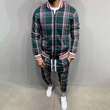 Men′s Athletic Tracksuit Sweat Suits for Men Outfits Spring and Autumn Fashion Slim-Fit Trousers Men's Suit Business Casual