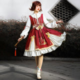 Gothic Lolita Harajuku Style Clothing Chinese Style Lolita Dress Op Han Elements Fall/Winter Lolita Skirt