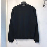 Off White Long Sleeve Round Neck Sweater Letter Crew Neck Pullover Sweatshirt