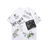 Men T Shirt Summer Casual Tops Men's Clothes Summer Wear Vintage Men's round Neck Short Sleeve Casual Loose Cartoon Dinosaur T-shirt