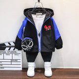Toddler Boys Jackets Boys Spring and Autumn Coat Hooded Spider-Man Children