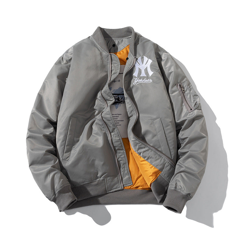 New York NYC Varsity Jacket Autumn and Winter Air Force Pilot Jacket Baseball Uniform Jacket